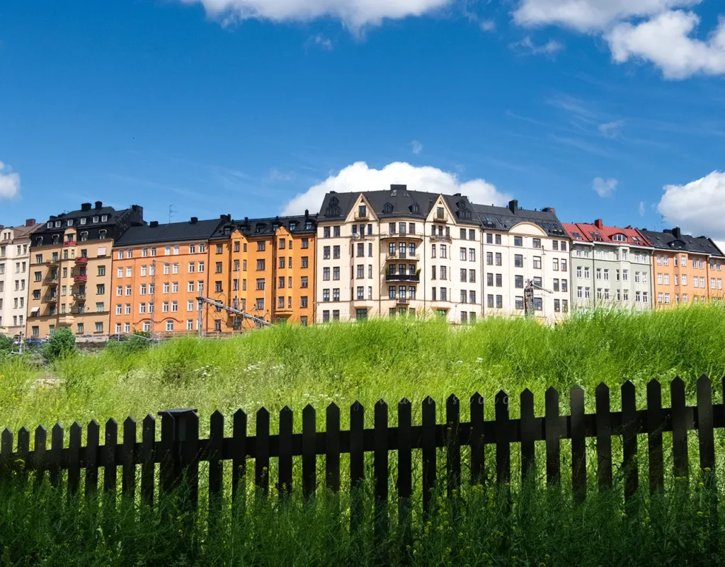 Stockholm, a blend of nature and urbanization